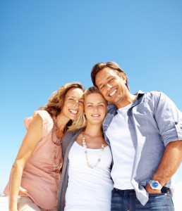 Happy Family With Teenagers